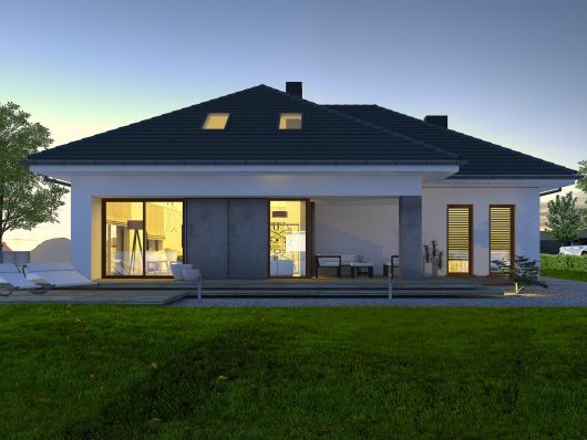 Torino - projekt domu z poddaszem użytkowym